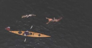 Read more about the article Kenora, Ont. man swims across Lake of the Woods, raises funds for kids’ health care