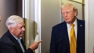 Read more about the article Live updates: Trump confers with Zelensky, Netanyahu ahead of Lindsey Graham funeral