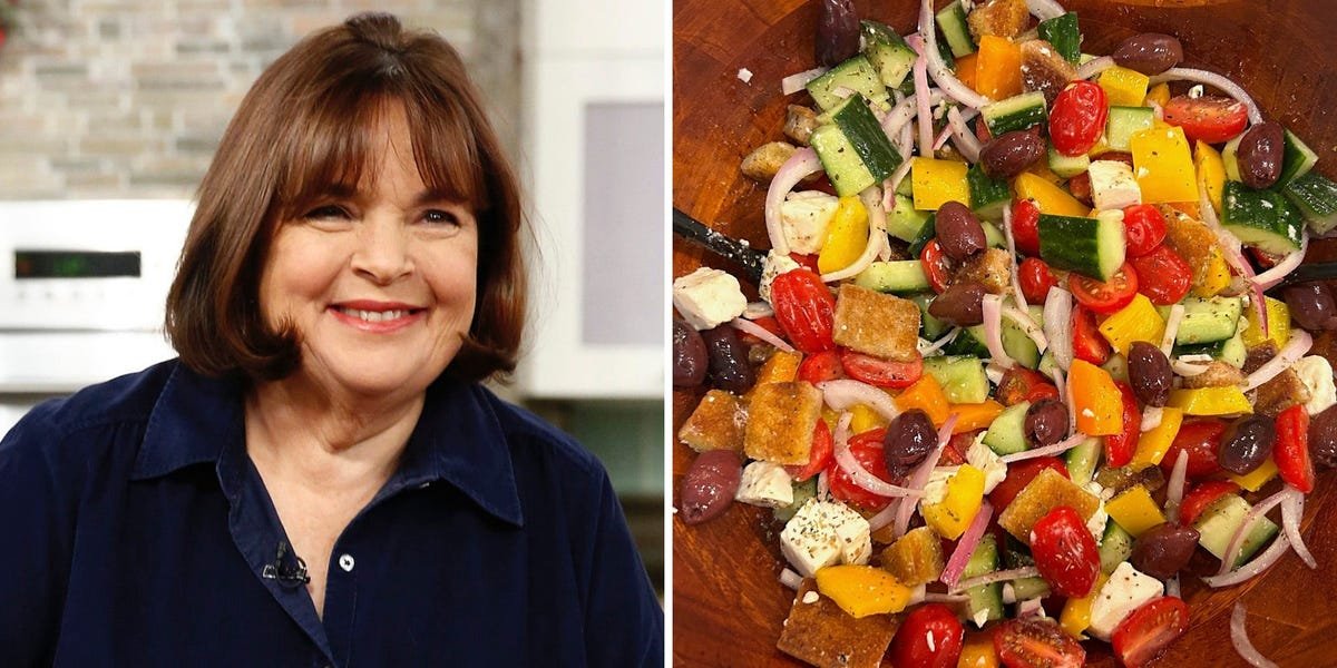 You are currently viewing Ina Garten’s Greek panzanella salad will transport you to Greece, no passport required