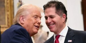 Read more about the article Trump hyped up Michael Dell again after his mega Trump account donation