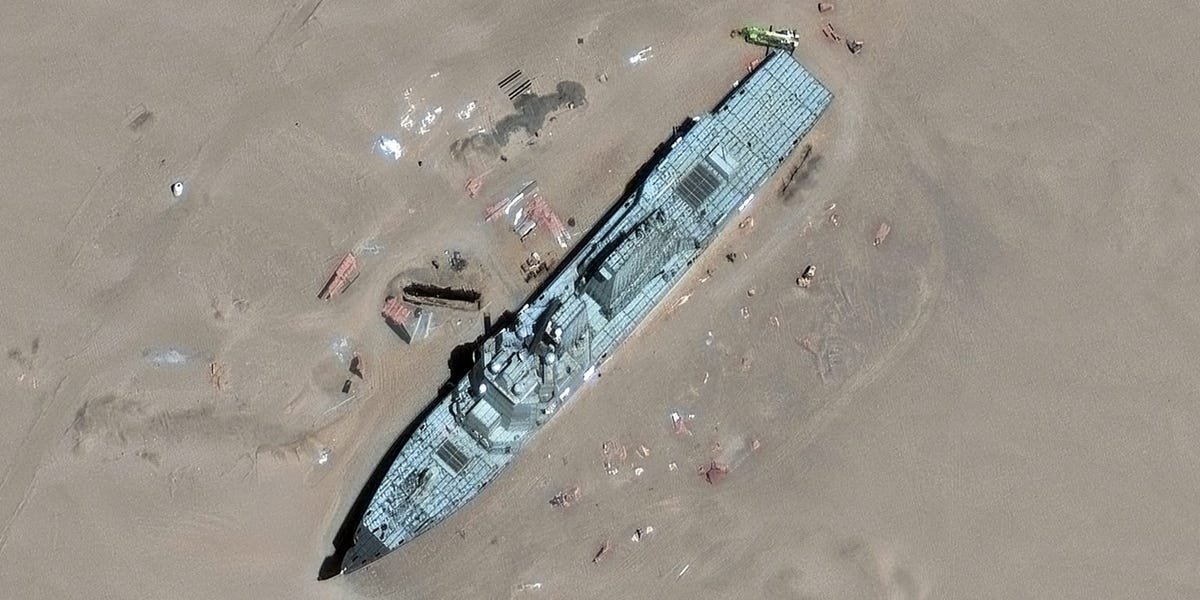 Read more about the article China built full-size models of US warships and aircraft to hone its missiles