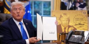 Read more about the article A federal appeals court rejects Trump’s bid to keep in place the $100,000 H-1B visa fee