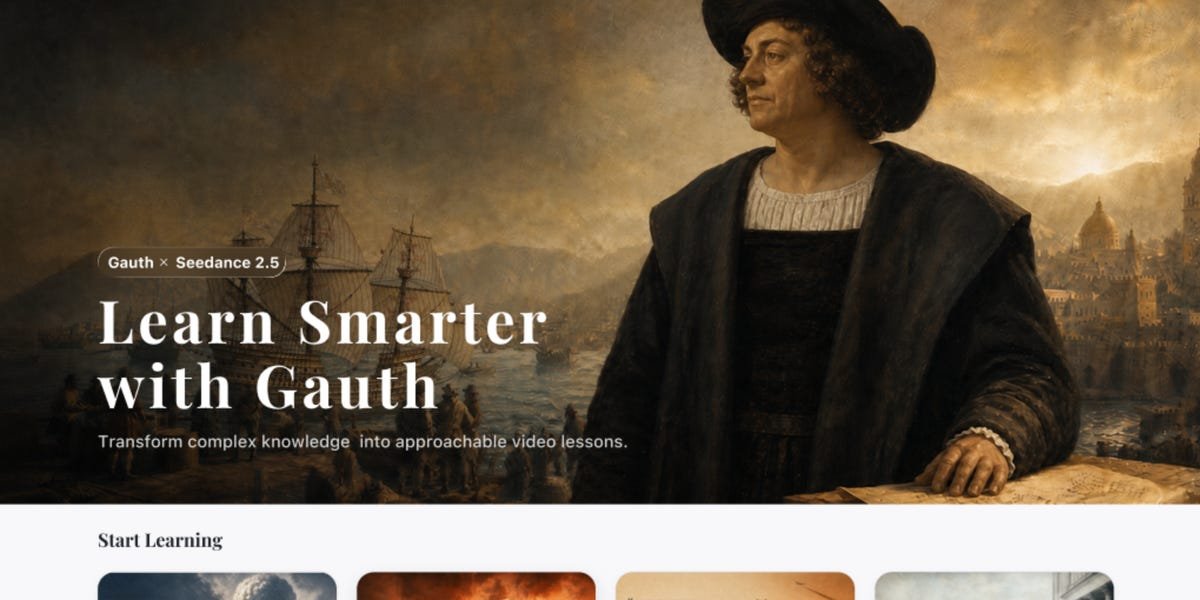 You are currently viewing Seedance is making a fresh push into education with study app Gauth — starting with AI animated lessons