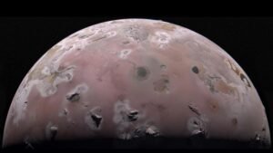 Read more about the article What lurks beneath the volcanoes of Jupiter’s moon Io? NASA’s Juno probe just took a peek