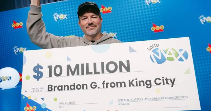 You are currently viewing ‘In disbelief’: King City, Ont. man mistakes $10M Lotto Max win for $10K