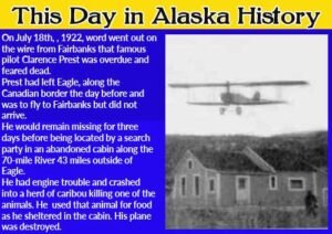 Read more about the article This Day in Alaskan History-July 18th, 1922