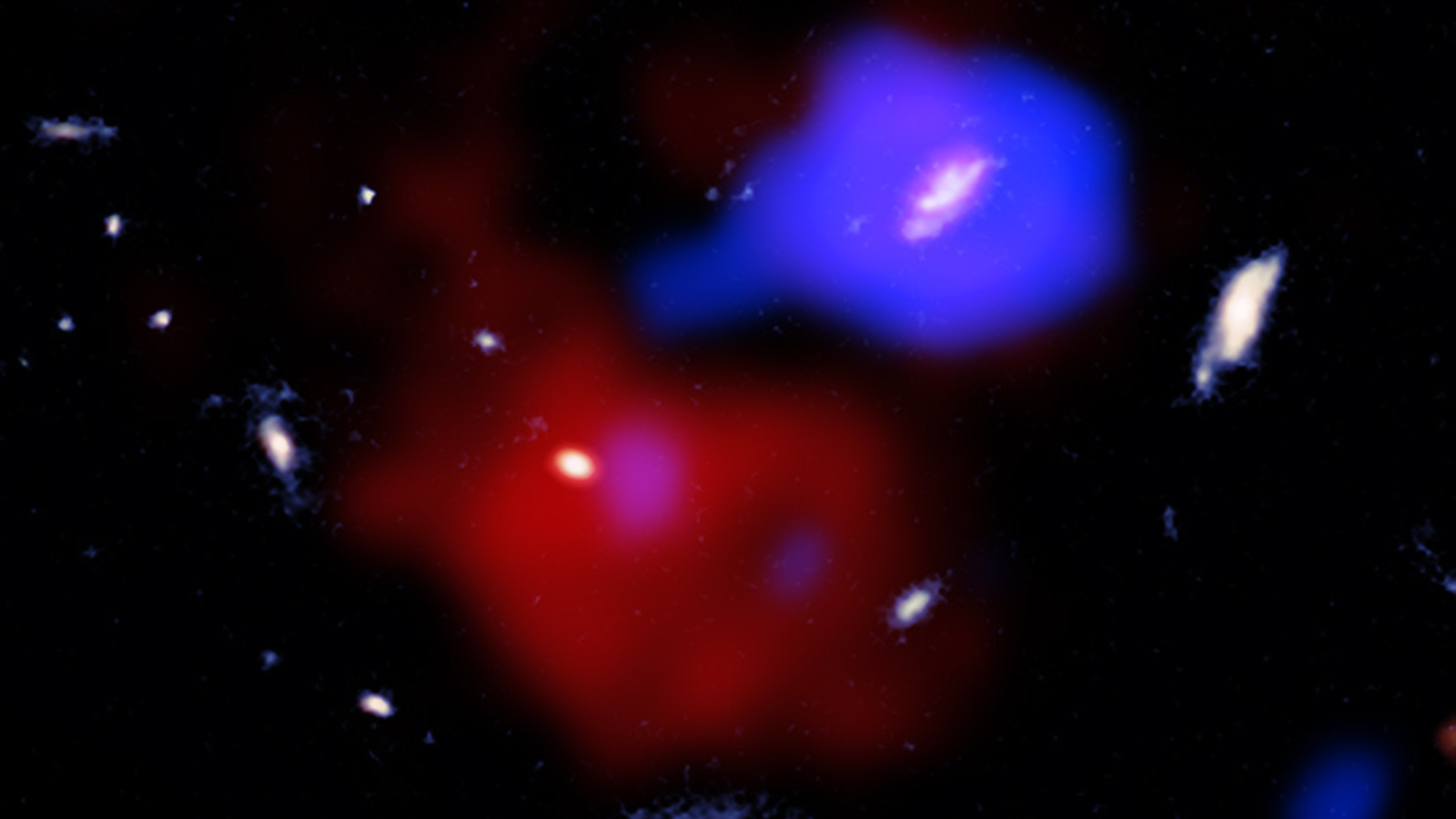 You are currently viewing X-ray spacecraft finds supermassive black hole stirring up the ‘red potato’ galaxy: ‘There may be a cook in this cosmic kitchen’
