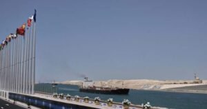 Read more about the article Drone hits gas vessel near Suez Canal, threatening to expand Iran war