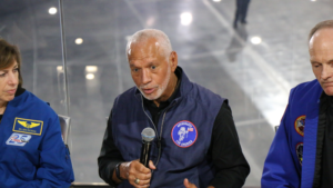 Read more about the article NASA’s retired astronauts are hitting the road to get young people to vote: ‘one small step for you, and one giant leap for our country.’