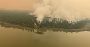 Read more about the article Village of Clinton under evacuation alert due to Fiftynine Creek wildfire