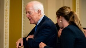 Read more about the article Trump shrugs off Cornyn’s hold on Blanche: ‘I heard he’s going through quite nicely’