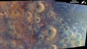Read more about the article New timelapse video shows NASA’s Psyche spacecraft zooming by Mars