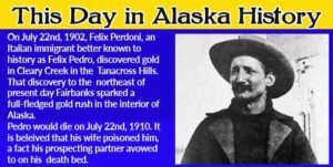 Read more about the article This Day in Alaskan History-July 22nd, 1902