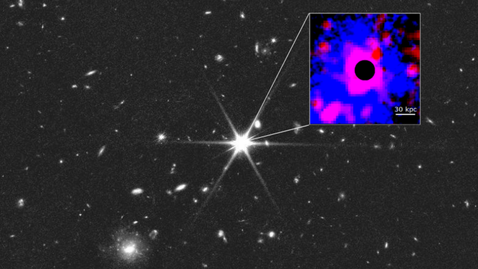 You are currently viewing X-ray spacecraft detects the 36-million-degree ‘breath’ of an ancient black hole