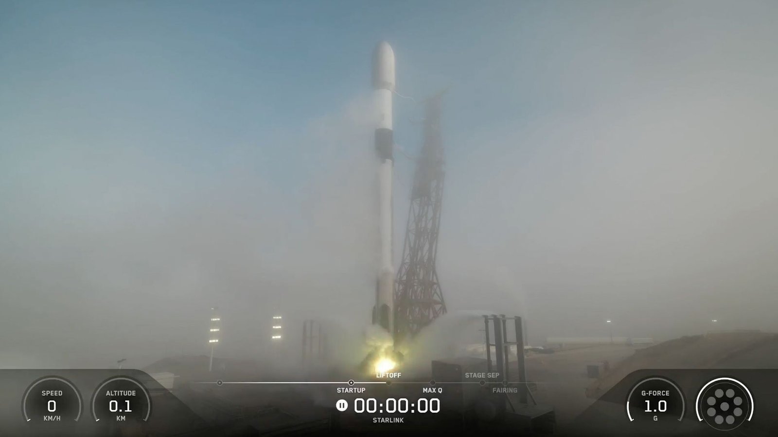 Read more about the article Twice in a row: SpaceX rocket aborts launch at last second again (video)