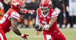 Read more about the article Adams Jr. leads Stampeders past Tiger-Cats 44-20