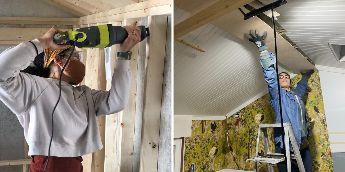 You are currently viewing I built my tiny home from scratch for under $50,000. Doing it all myself was hard, but the money I’m saving is worth it.